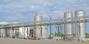 Ammonium Hydroxide tanks